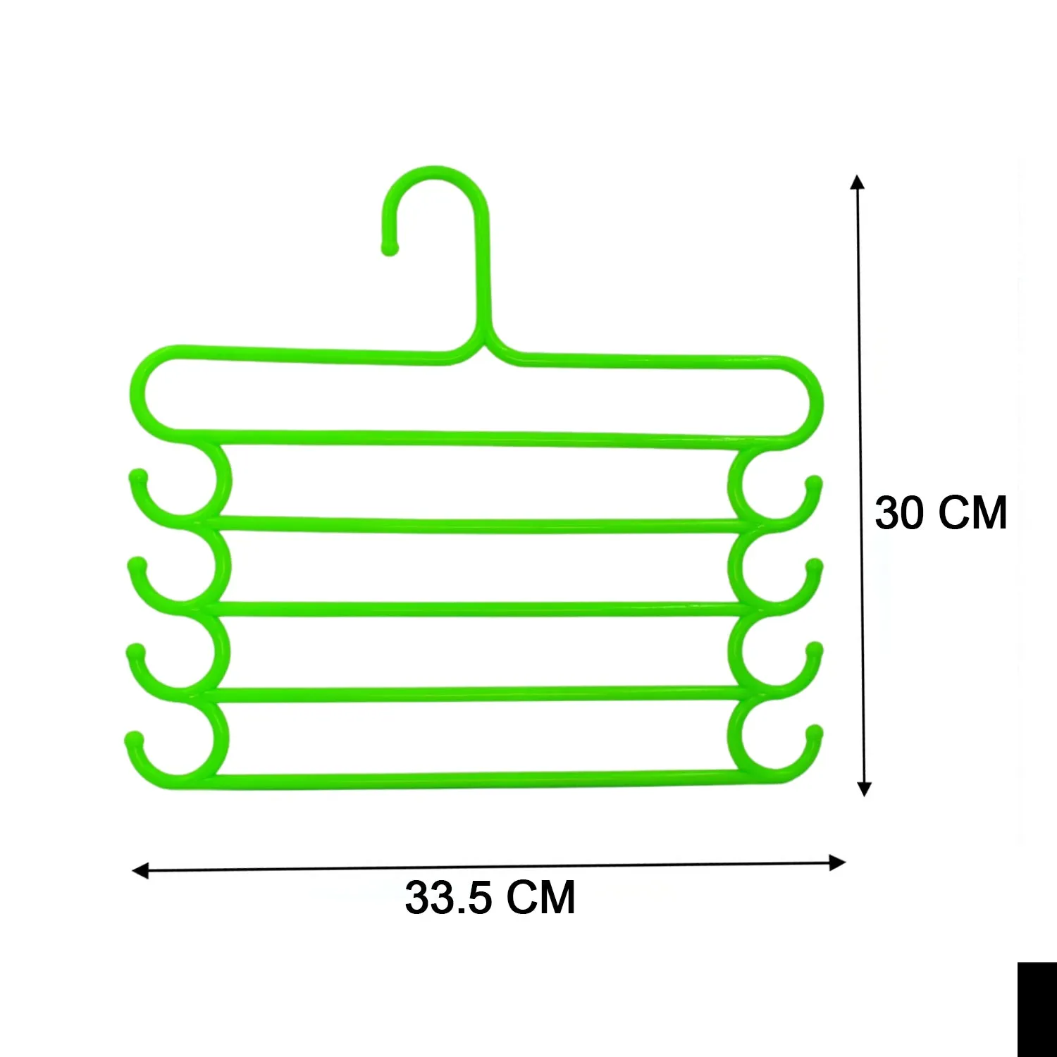 0221 5 Layer Plastic Hanger (muticolor 1pc)