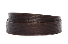 1.5" Chocolate Vegetable Tanned Leather - Signature Strap