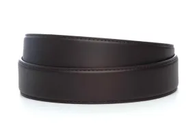 1.5" Dark Brown Leather Strap