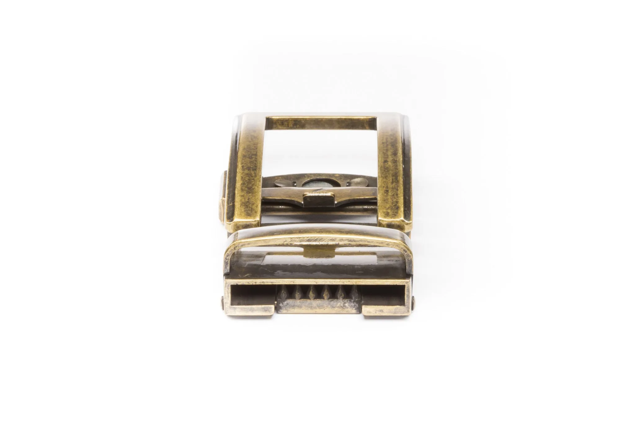 1.5" Traditional Buckle in Antiqued Gold