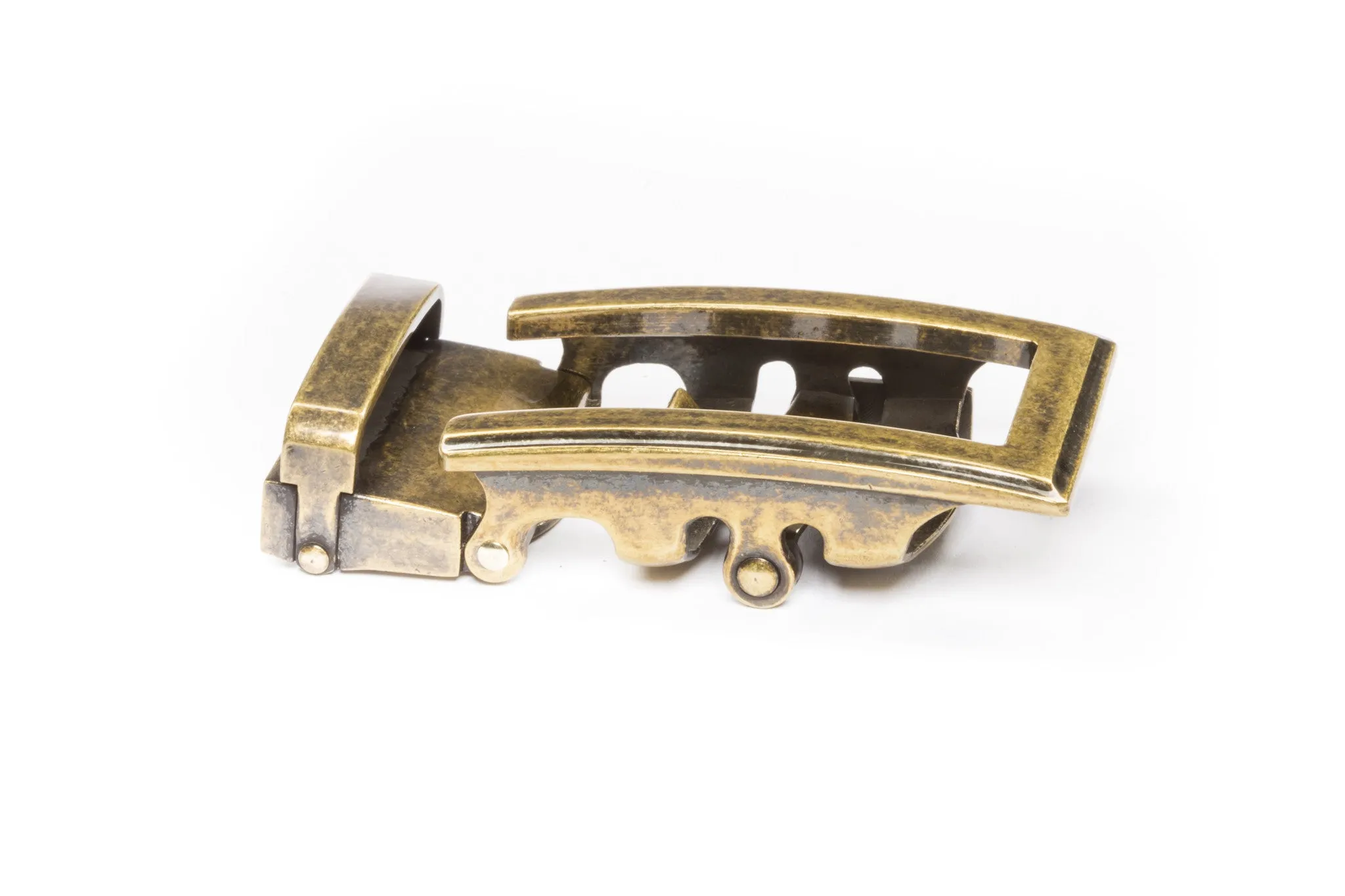 1.5" Traditional Buckle in Antiqued Gold