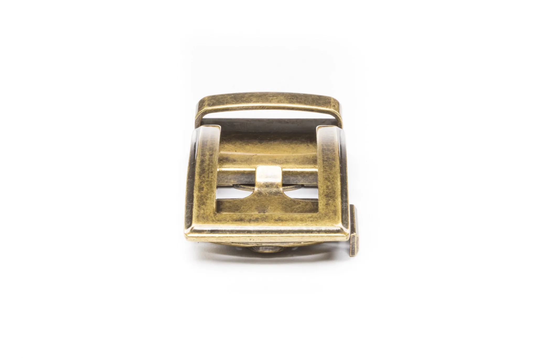 1.5" Traditional Buckle in Antiqued Gold