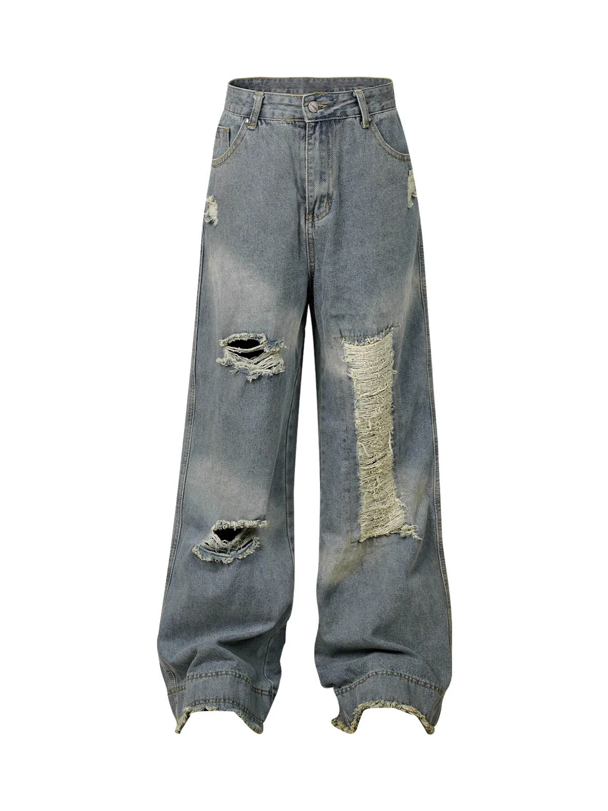 1984 Washed Ripped Baggy Jeans