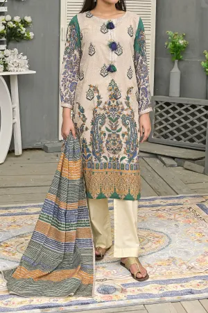 3 PIECE DIGITAL PRINT LAWN| DPC-236