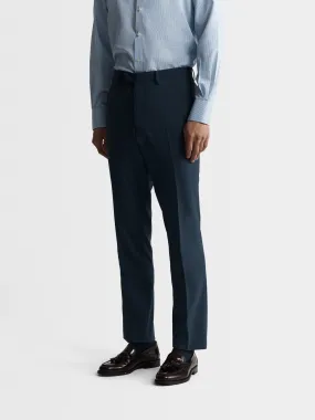 Adam Polywool Slim Denim Suit Trouser