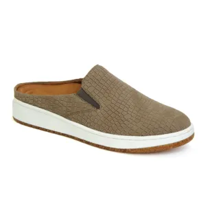 Aetrex Sasha Slip On (Women) - Taupe Croc