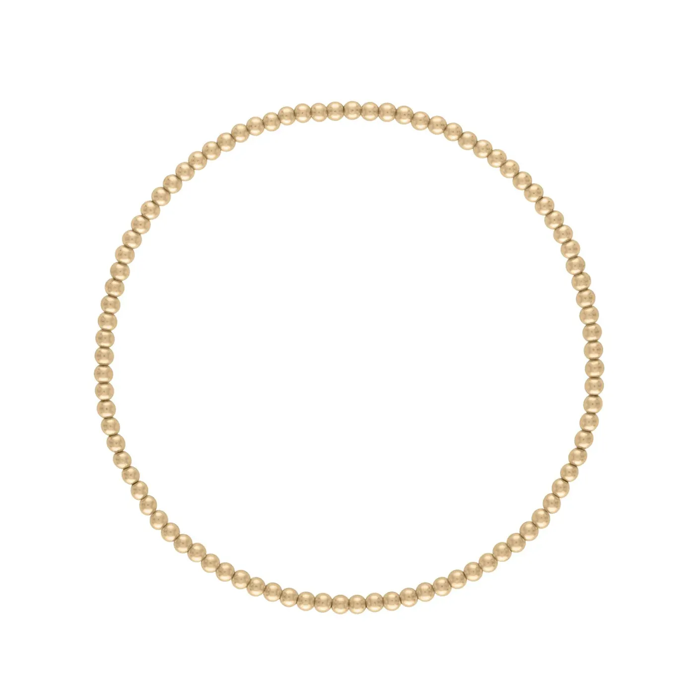 Alexa Leigh - 2mm Ball Bracelet in Yellow Gold (7.5)