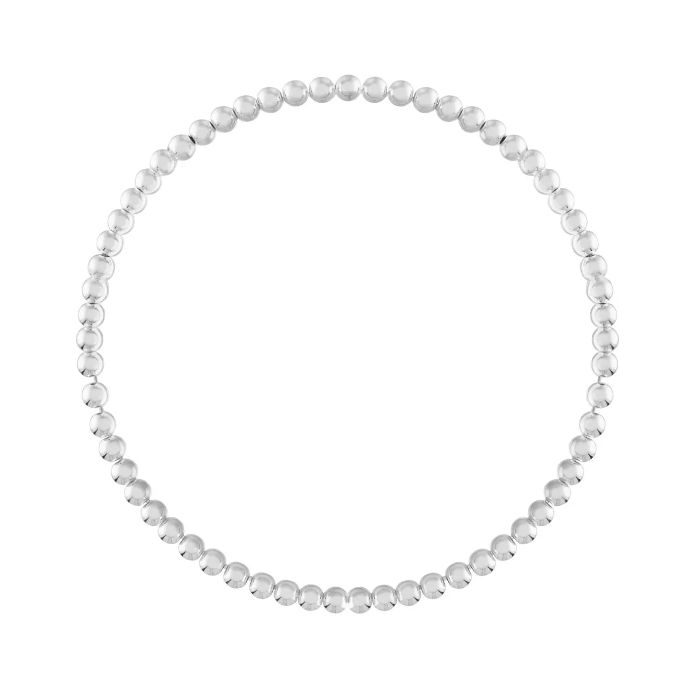 Alexa Leigh - 3mm Ball Bracelet in Sterling Silver (7.5)