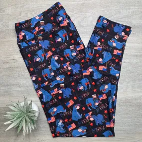 American Donkey Soft Capri Leggings w/ Pockets