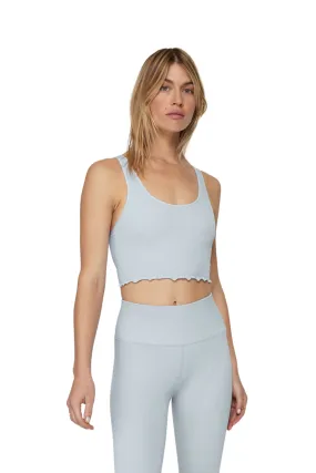 Amor Crop Tank, Pastel Blue