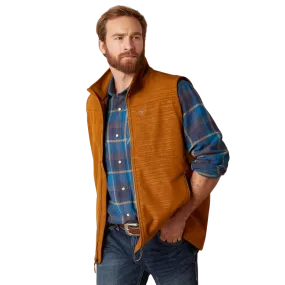 Ariat Men's Logo Chestnut Softshell Vest