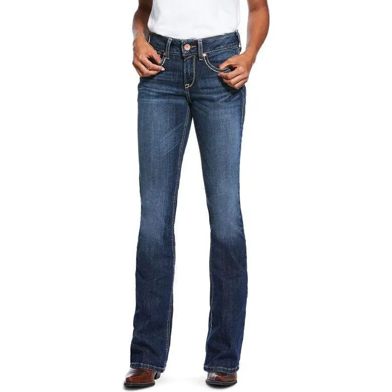 Ariat Women's R.E.A.L. Perfect Rise Stretch Linda Boot Cut Jean