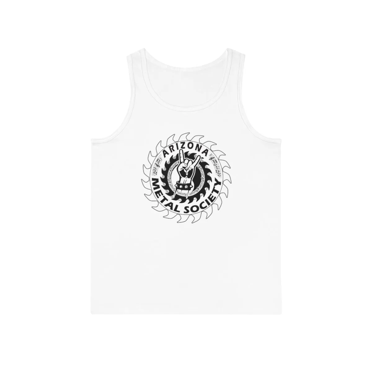 Arizona Metal Society Tank Top White logo