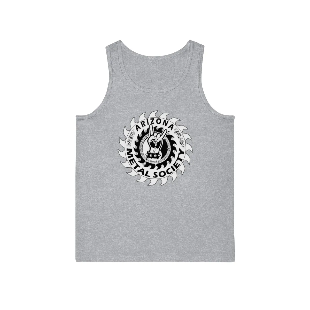 Arizona Metal Society Tank Top White logo