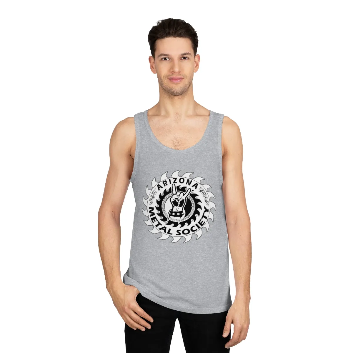 Arizona Metal Society Tank Top White logo