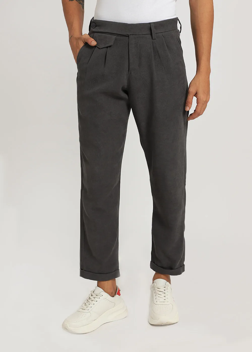 Artic Gray Korean Trouser