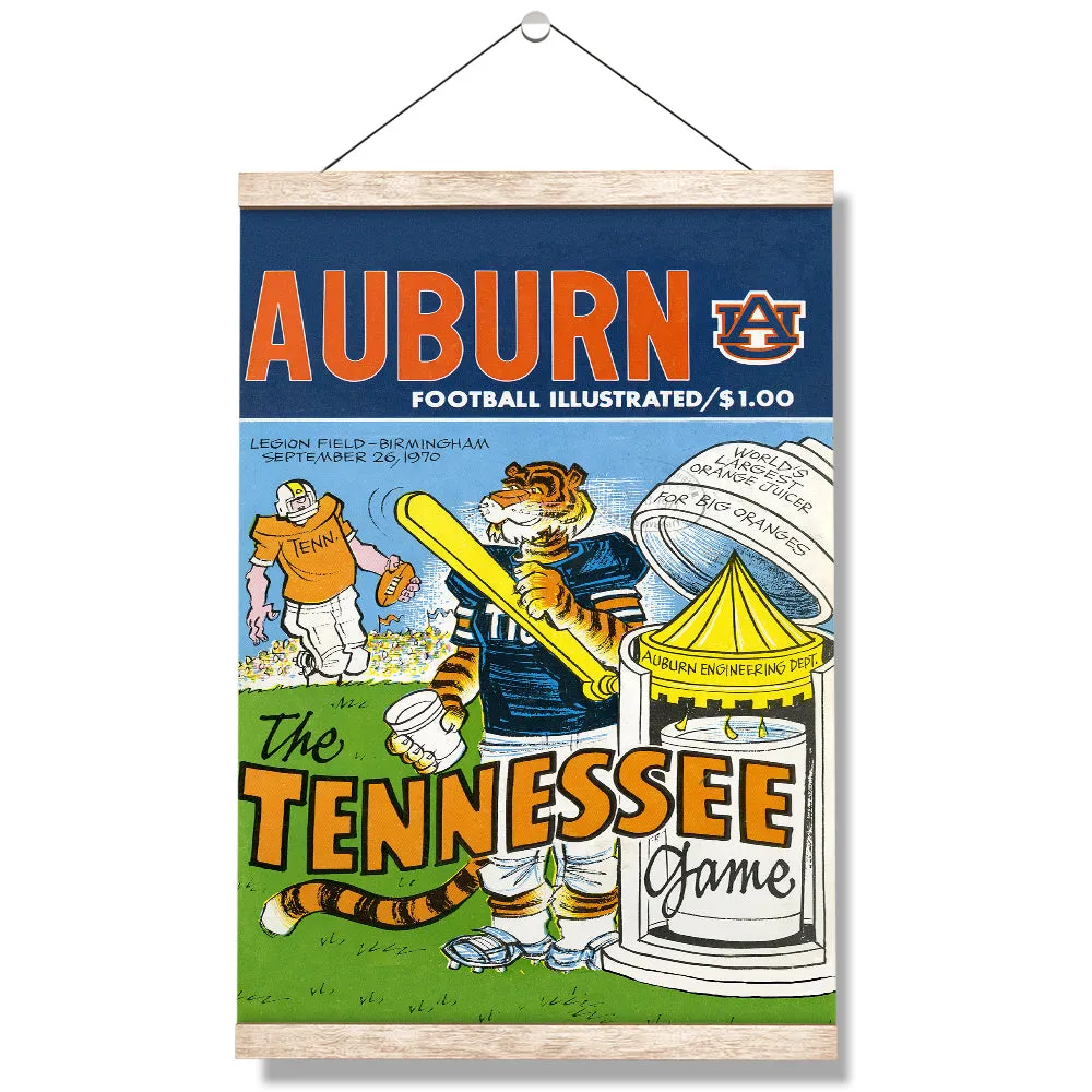 Auburn Tigers - Vintage Auburn Football Illustrated vs Tennessee Official Program Cover