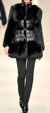 Black Faux Fur