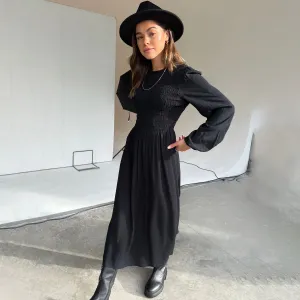 Black Swedish Dress