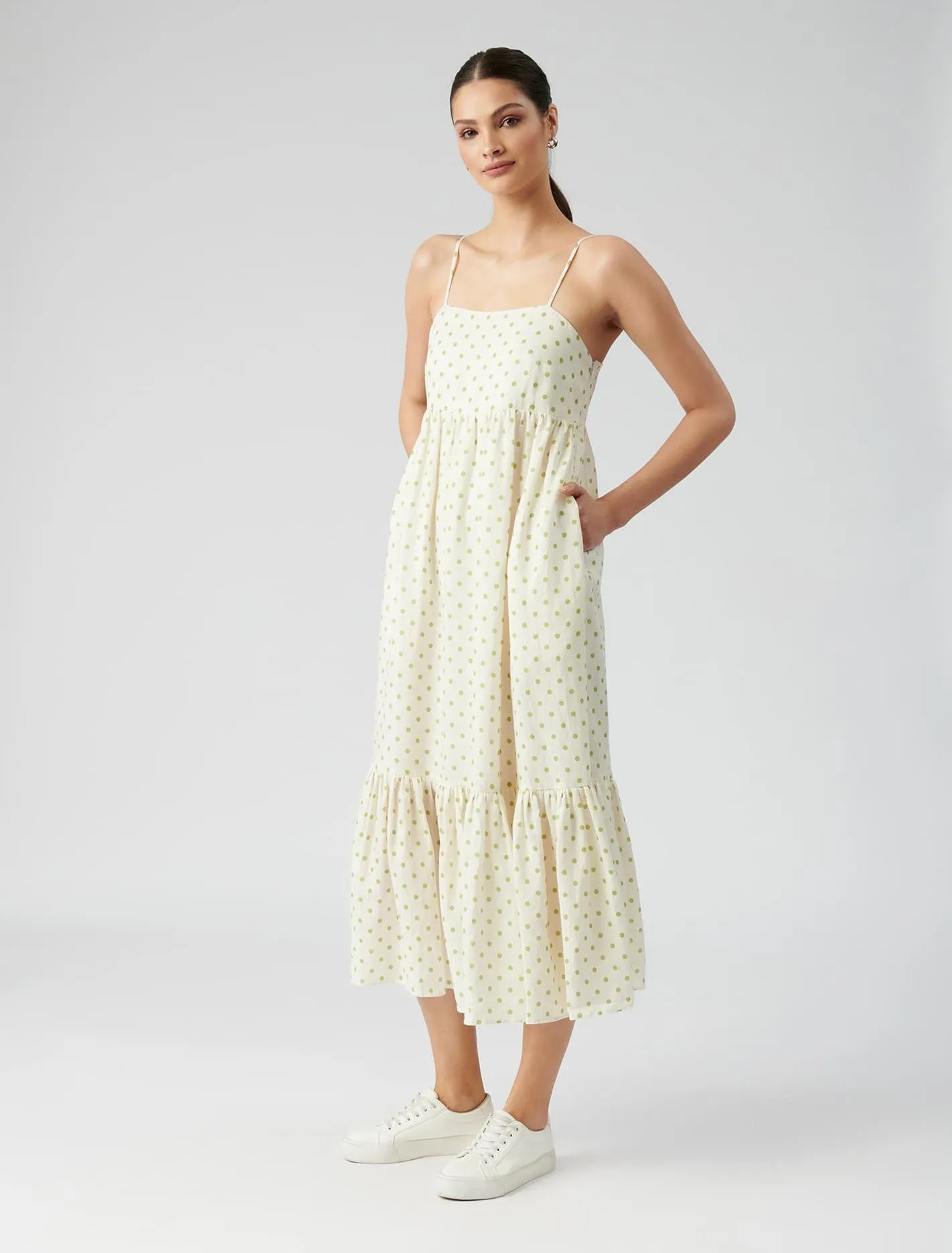 Blair Linen Midi Dress