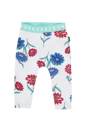 Bonds Baby Stretchies Leggings - Dancing Daisies