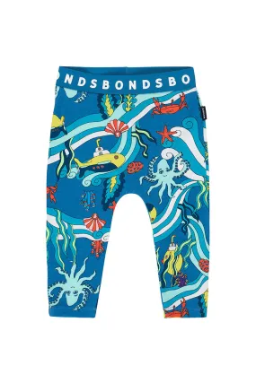 Bonds Baby Stretchies Leggings - Deep Sea Diving