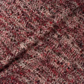 Bordeaux Mottled Pure Wool