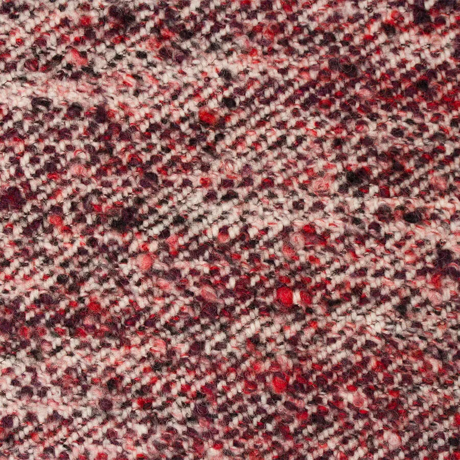 Bordeaux Mottled Pure Wool