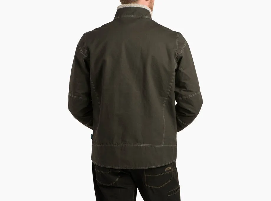 Burr Lined Jacket - Gun Metal