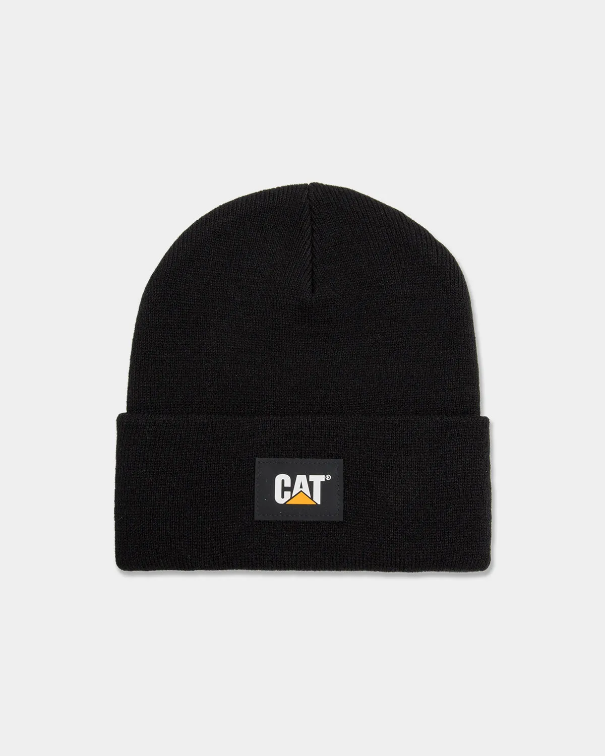 CAT LABEL CUFF BEANIE