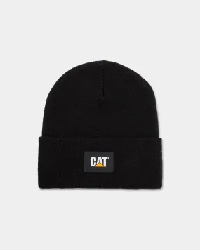 CAT LABEL CUFF BEANIE