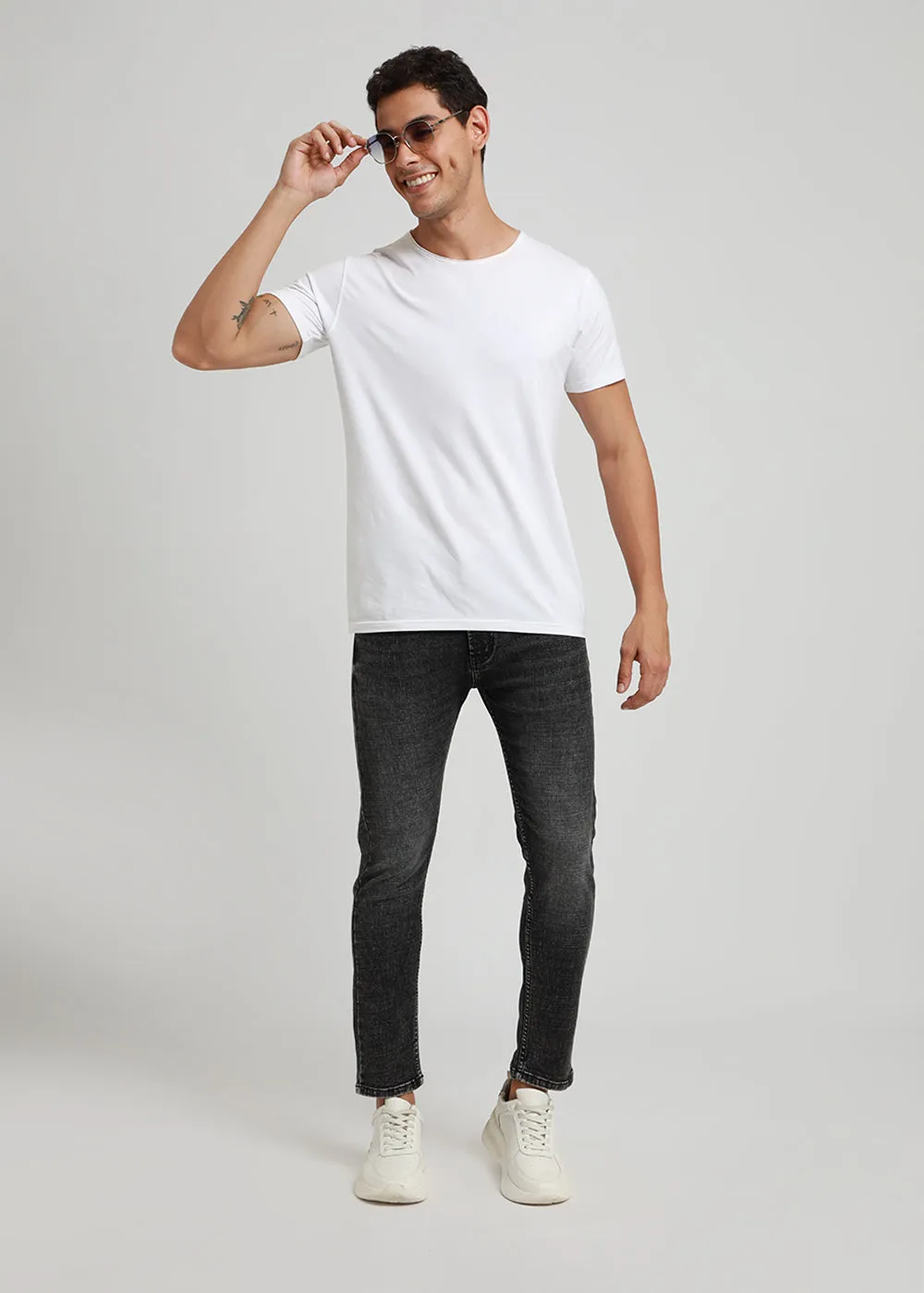 Charcoal Black Slim Fit Jeans