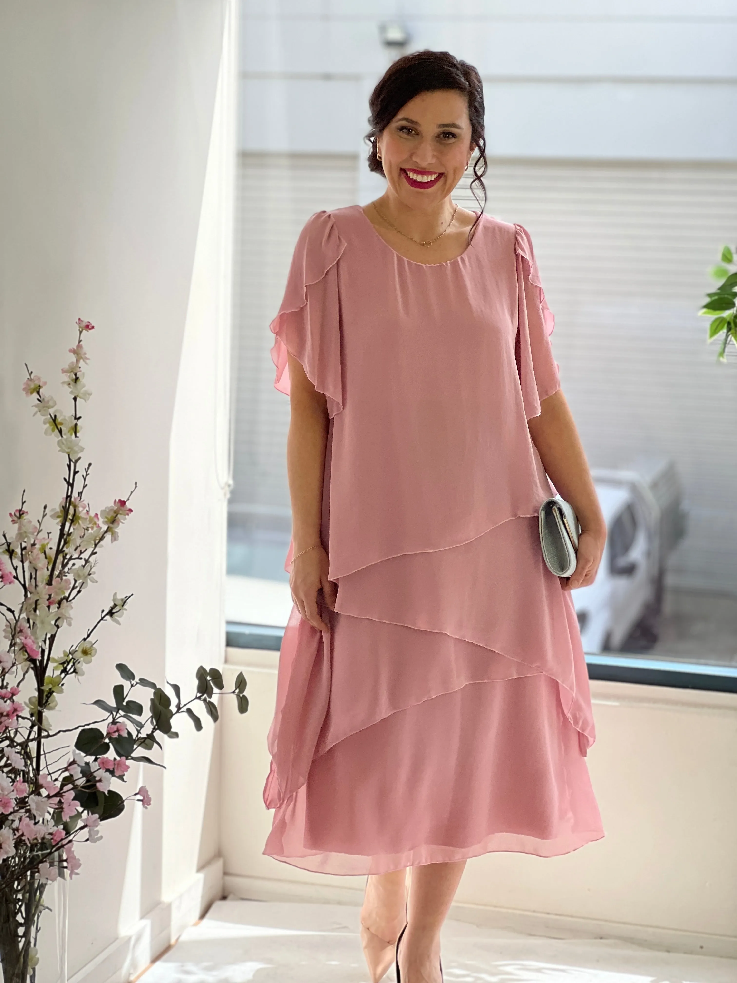 Charlotte Blush Evening Dress