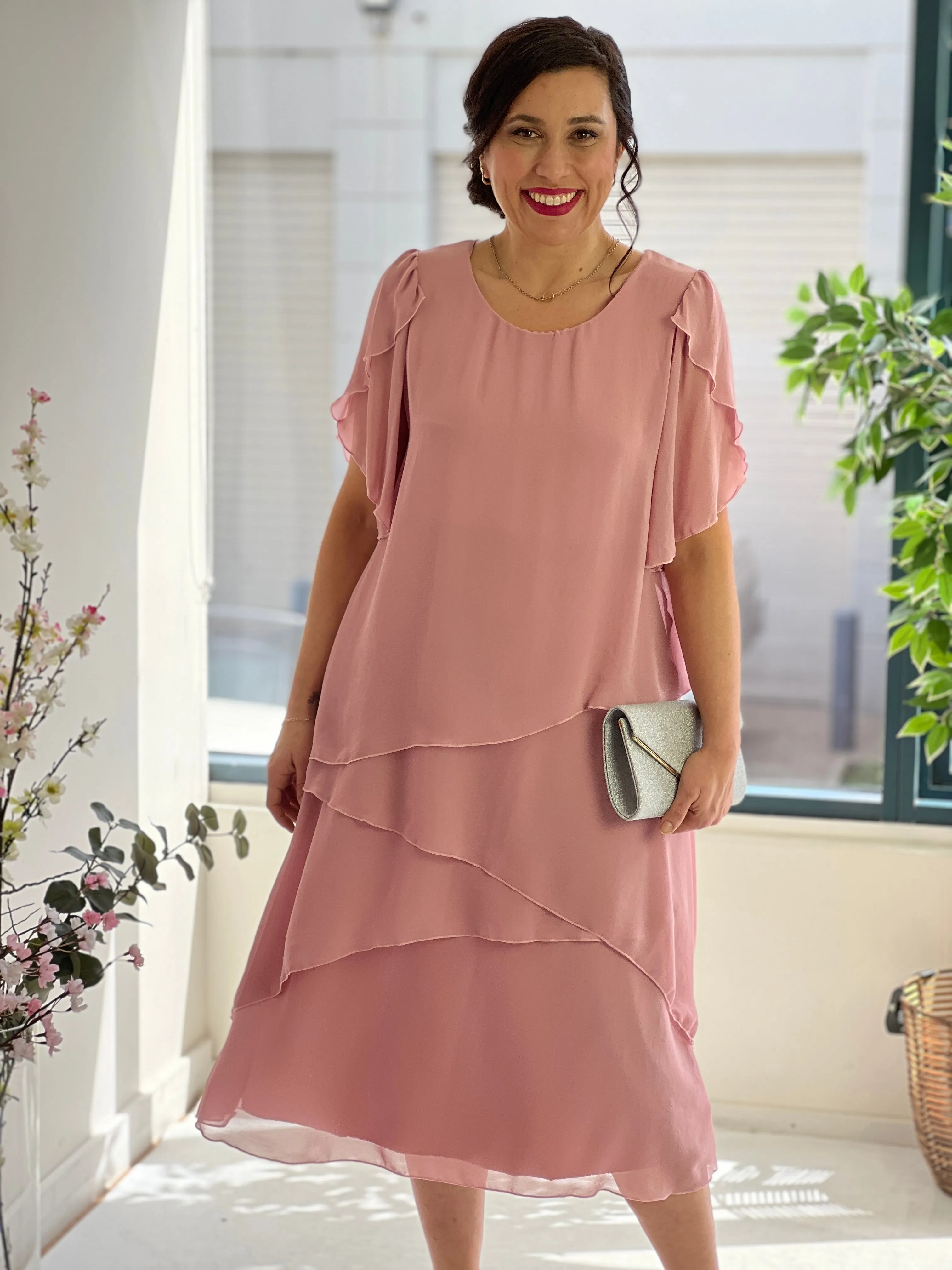 Charlotte Blush Evening Dress