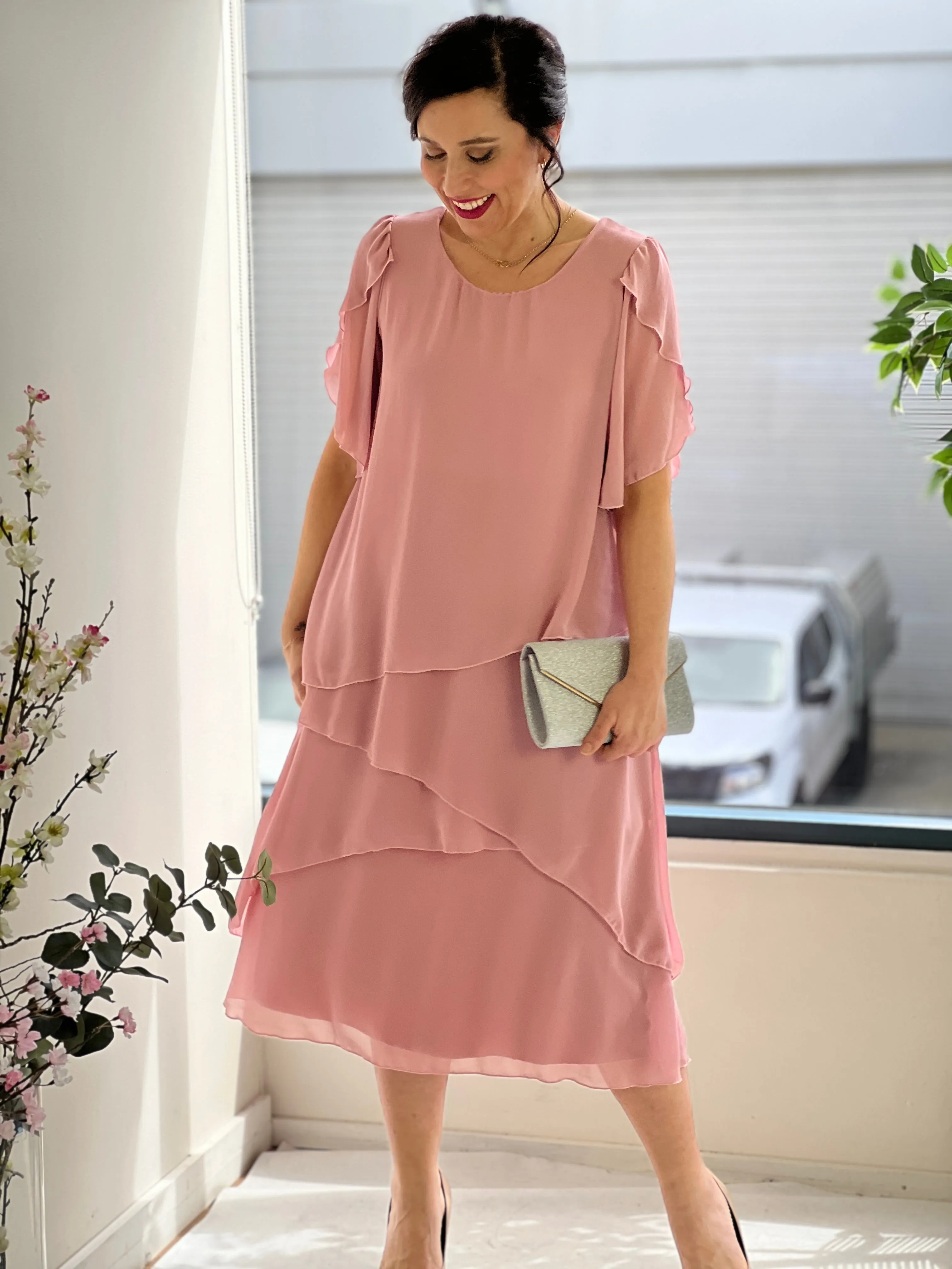 Charlotte Blush Evening Dress