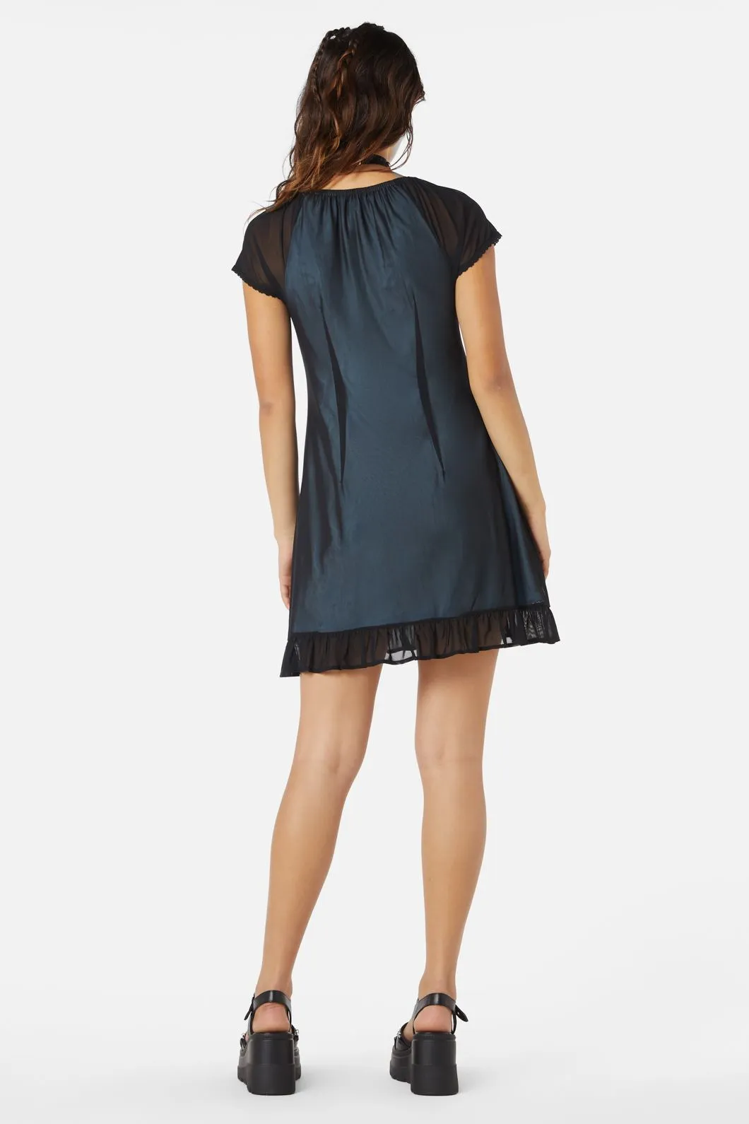 Confess Mesh Mini Dress