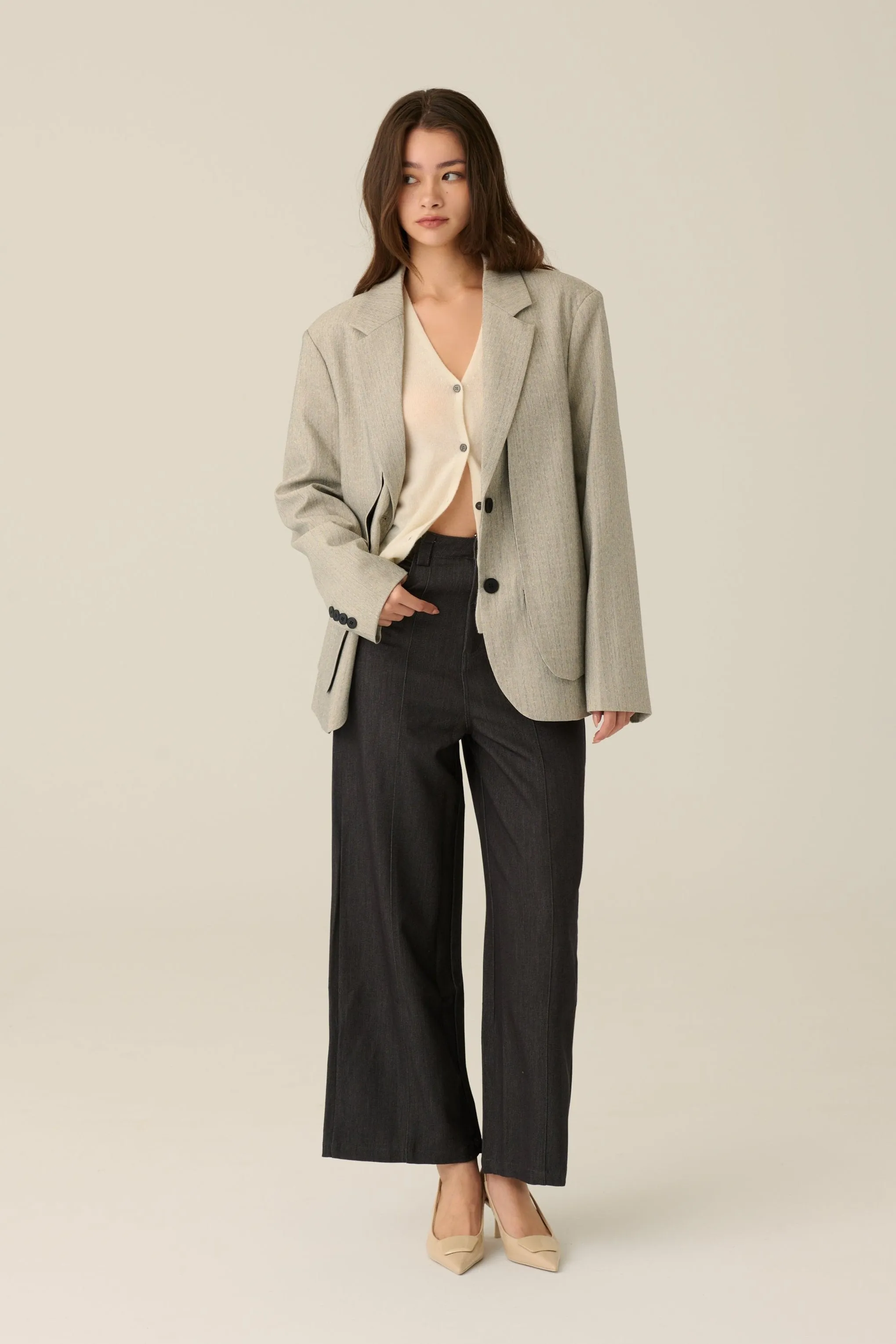 Confidence double layered blazer