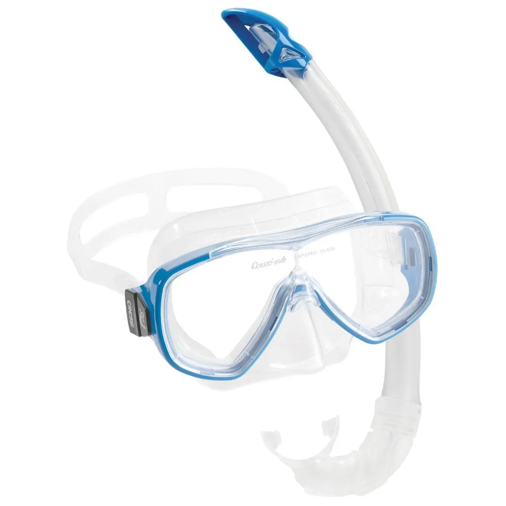 Cressi Onda Mare Mask and Mexico Snorkel Combo