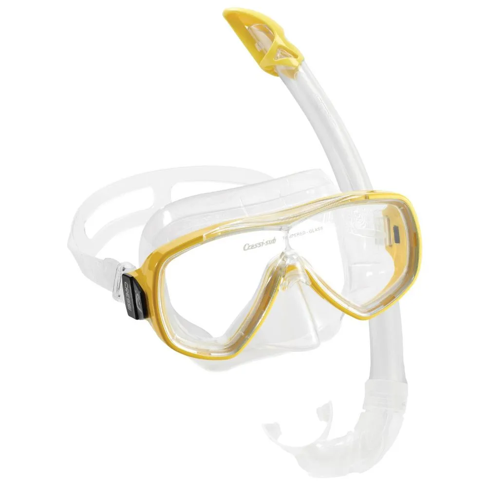 Cressi Onda Mare Mask and Mexico Snorkel Combo