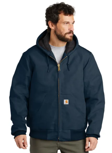 CTSJ140 & CTTSJ140 Carhartt Quilted-Flannel-Lined Duck Active Jacket (Regular and Tall Sizes)