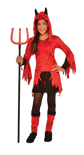 Devilina Deluxe Child Costume, Large