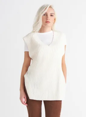 Dex Willa Rib Knit Sweater Vest