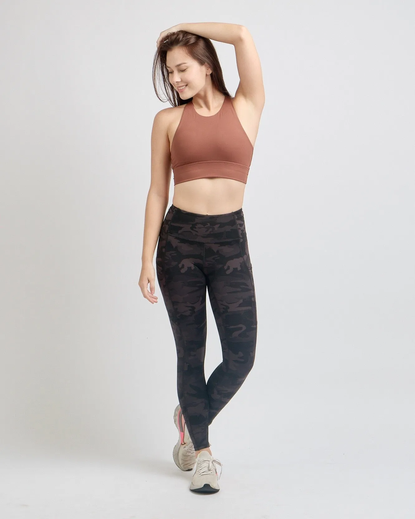 Easy Stretch 7/8 *Pocket Leggings in Camo Black