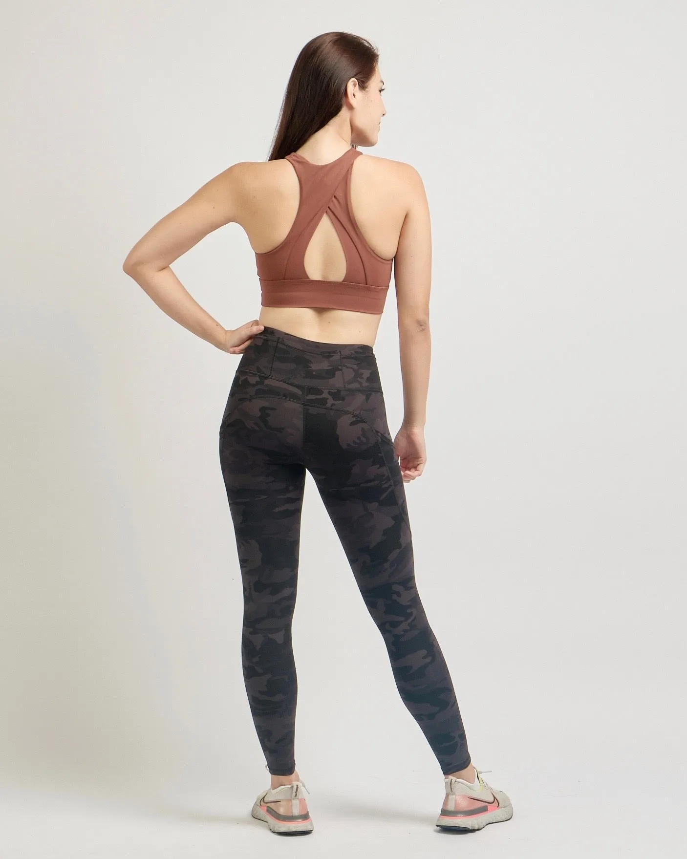 Easy Stretch 7/8 *Pocket Leggings in Camo Black