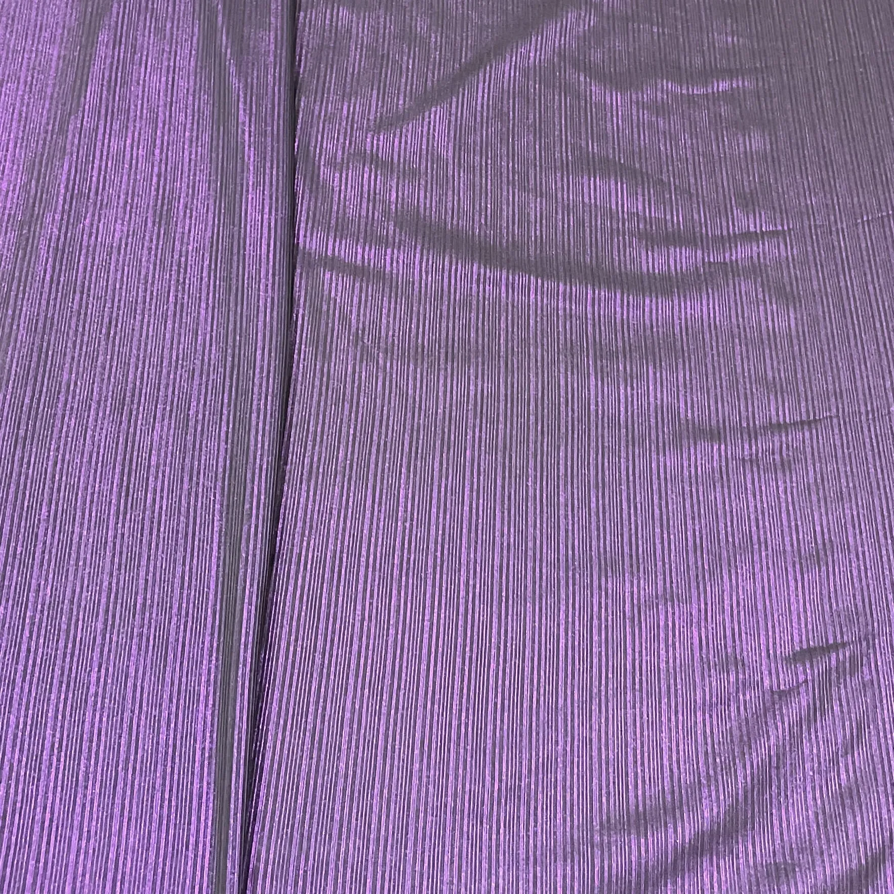 Exclusive Purple Solid Metallic Knitted Lycra Fabric