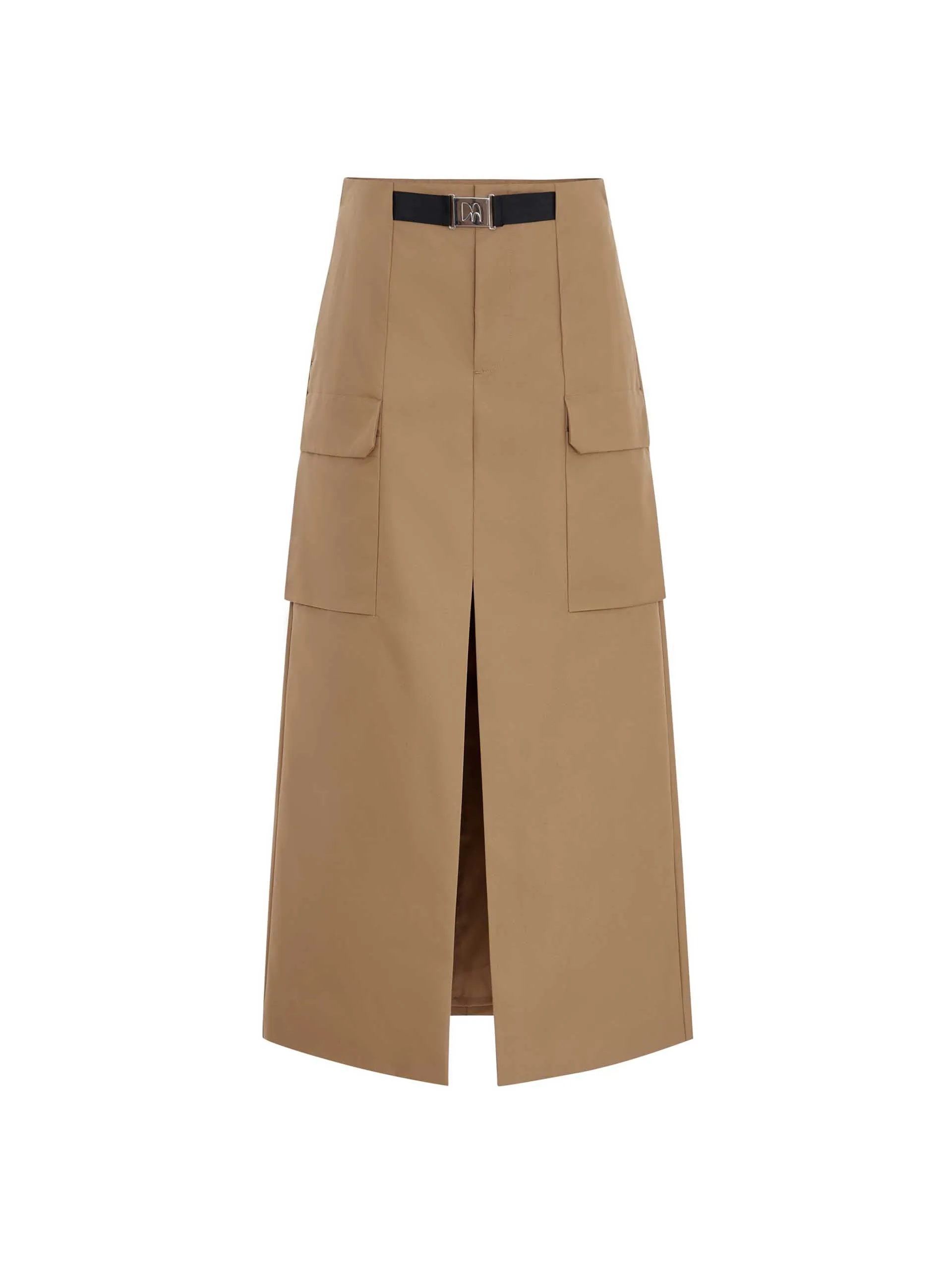 Front Slit Cargo Skirt