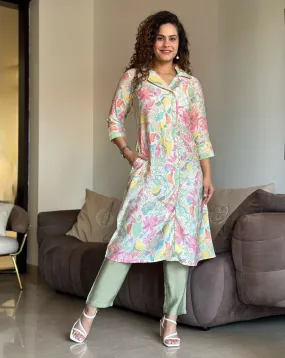 GOPI GREEN KURTA SET