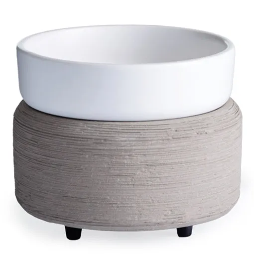 Gray Textured 2 in 1 Wax Warmer CWDGTX