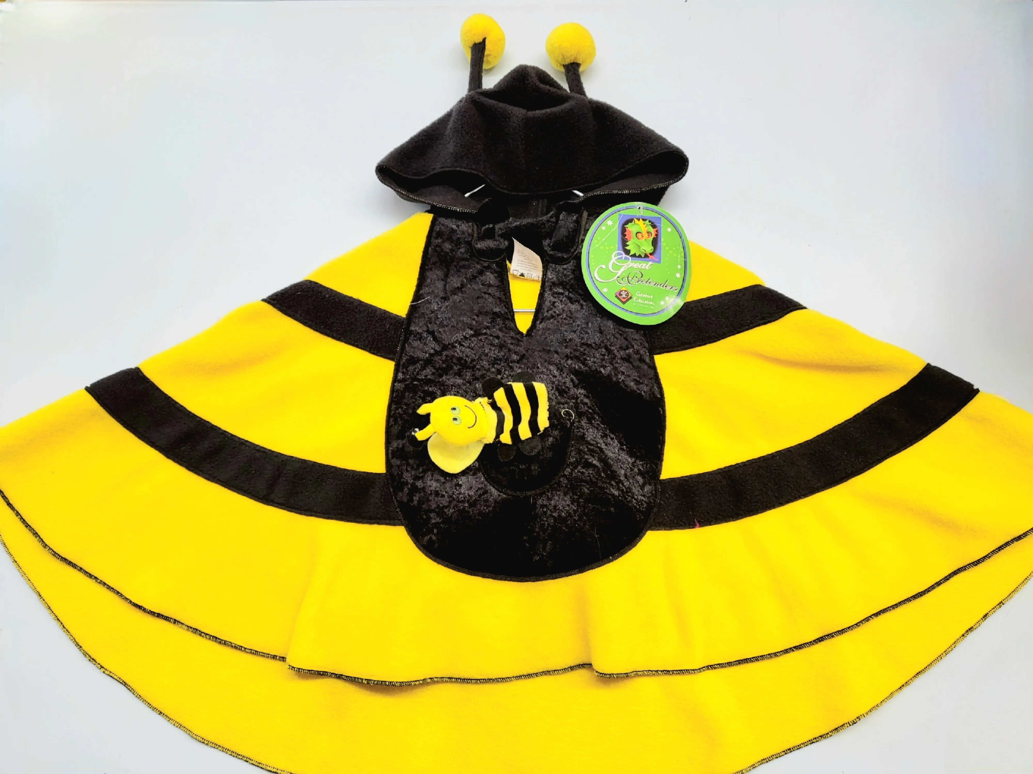 Great Pretenders - Baby Bee Cape with Bee Finger Puppet