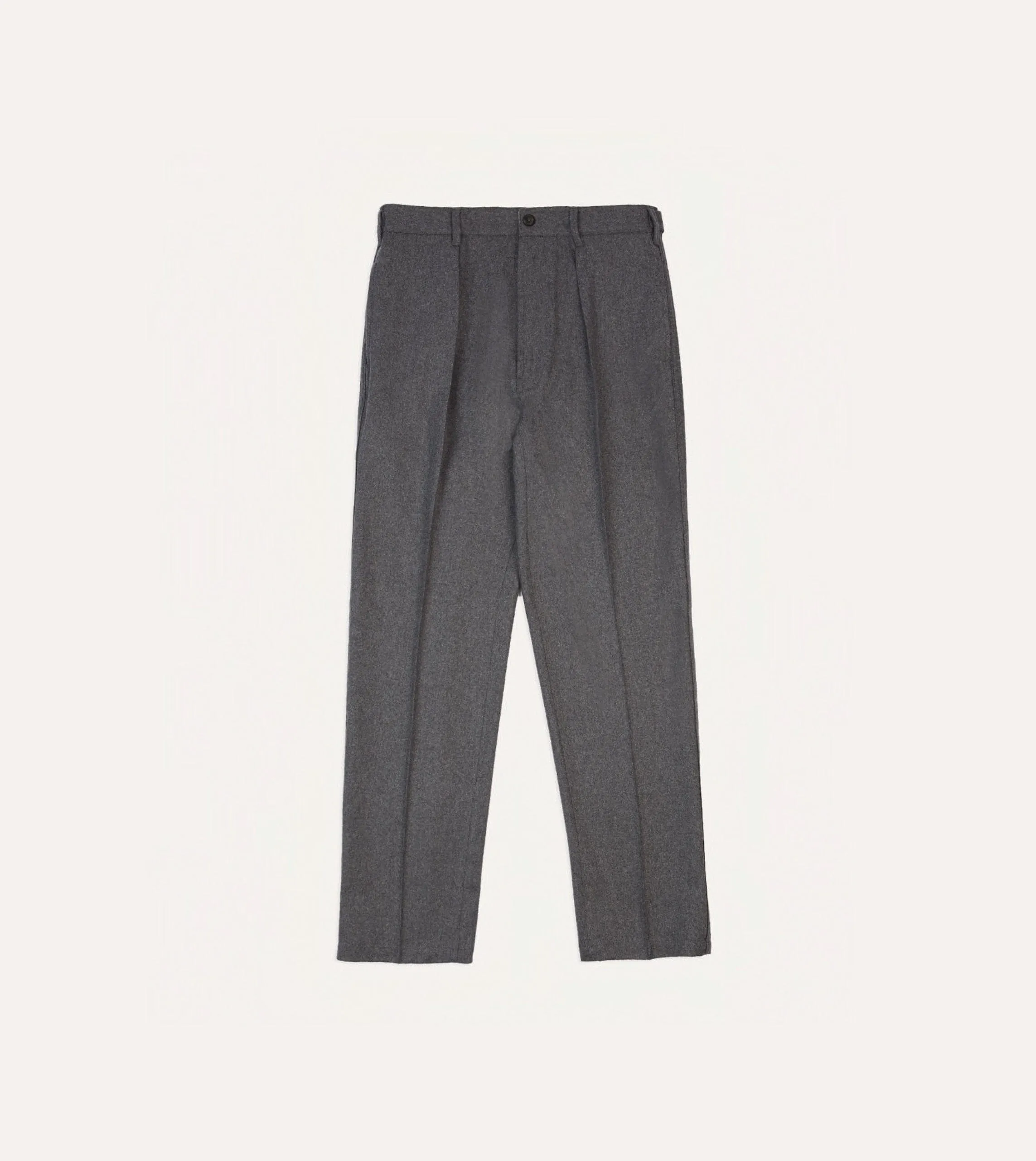 Grey Merino Wool Games Trouser